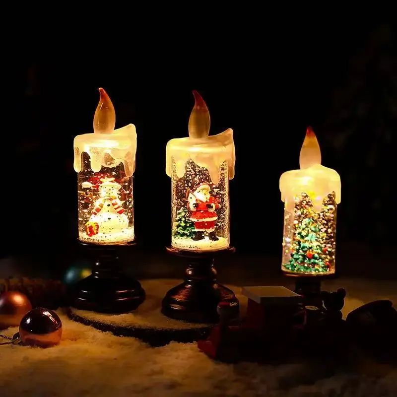 Christmas Decorations, Atmosphere Lighting Fixtures, Candles, Night Lights, Photo Props, Gifts, Table Ornaments, And Presents - Image 2
