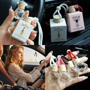 Perfume bottle car perfume, long-term car air freshener, car perfume used for car interior accessories, keep charming and fresh