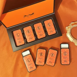 4pcs Solid Perfume Set, Floral and Fruity Fragrance, Long-lasting Fragrance, Light fragrance and Portable, Idea for Gift /Daily